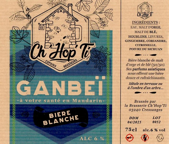 Etiquette BRASSERIE CHHOPTI 12