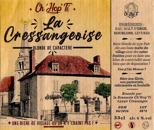 Etiquette BRASSERIE CHHOPTI 15