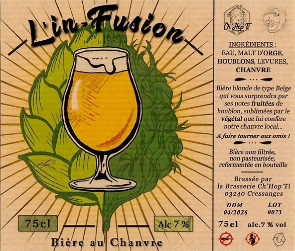 Etiquette BRASSERIE CHHOPTI 18