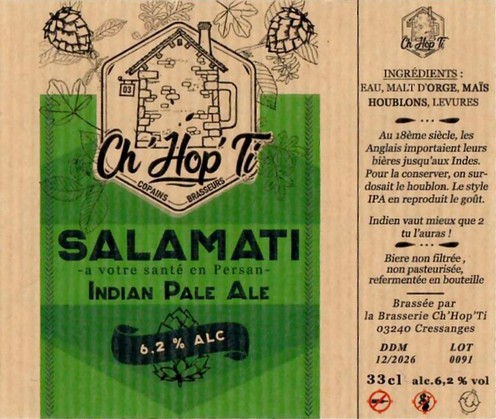 Etiquette BRASSERIE CHHOPTI 29