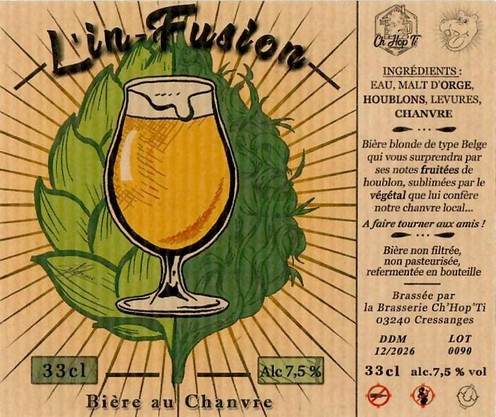 Etiquette BRASSERIE CHHOPTI 30