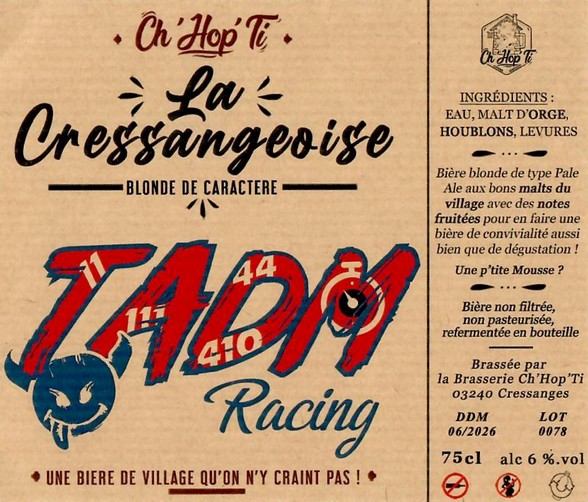 Etiquette BRASSERIE CHHOPTI 32