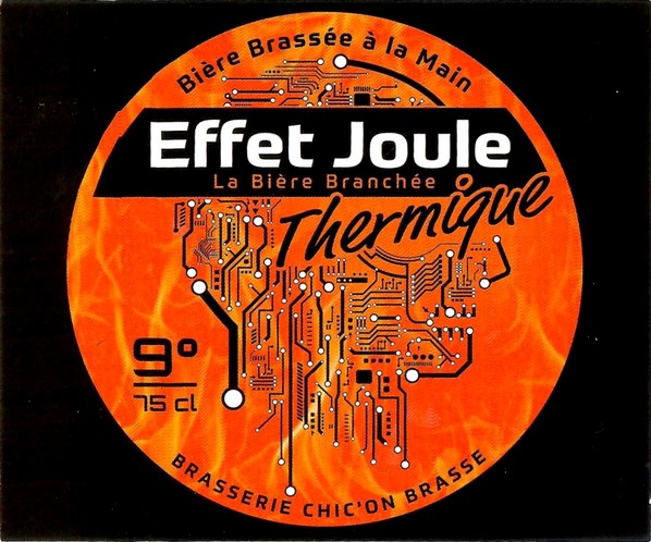 Etiquette BRASSERIE CHIC'ON BRASSE 01