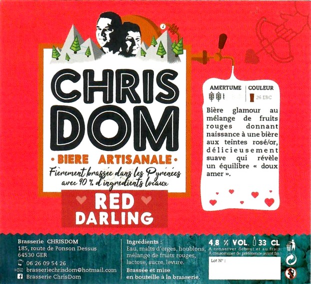 Etiquette BRASSERIE CHRISDOM 16