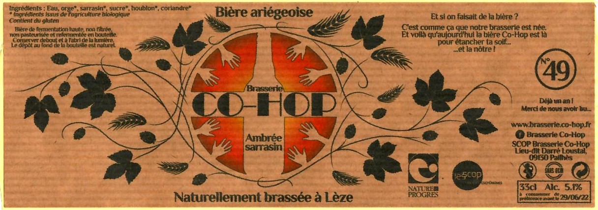 etiquette BRASSERIE CO HOP 03