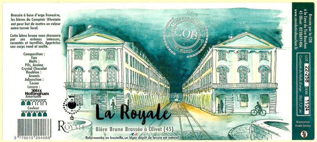 Etiquette BRASSERIE COB 16