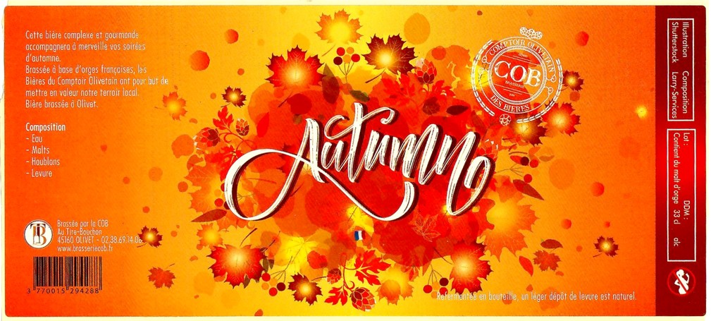 Etiquette BRASSERIE COB 23