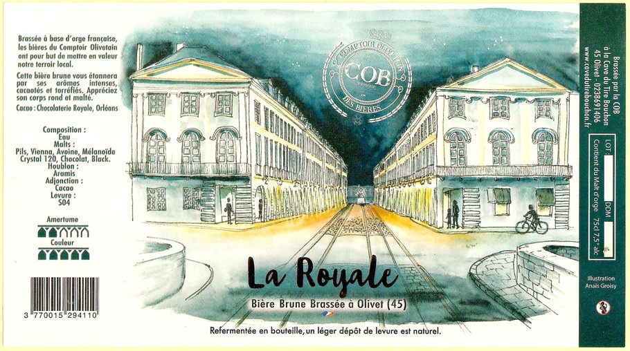 Etiquette BRASSERIE COB 26