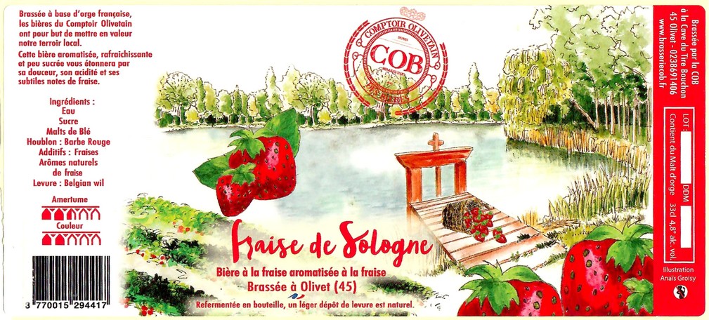 Etiquette BRASSERIE COB 30