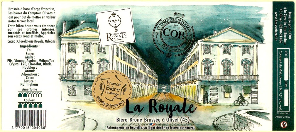 Etiquette BRASSERIE COB 32