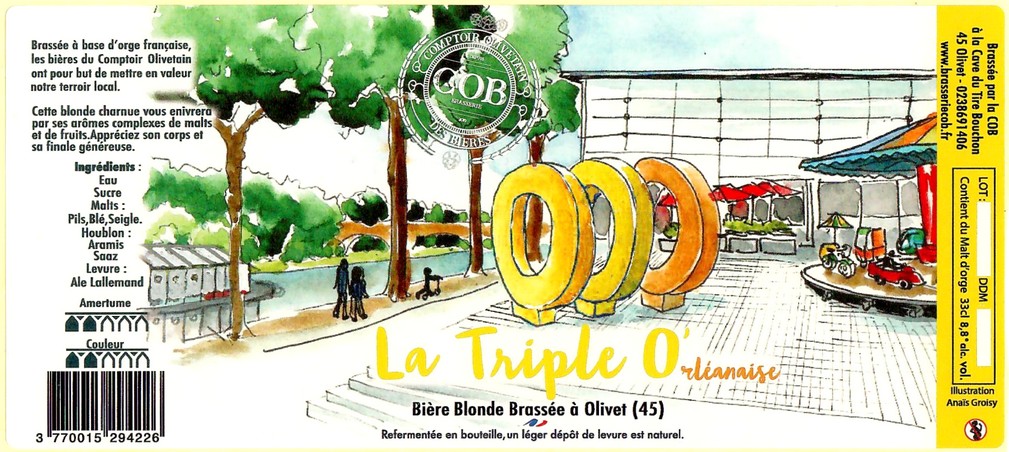 Etiquette BRASSERIE COB 33