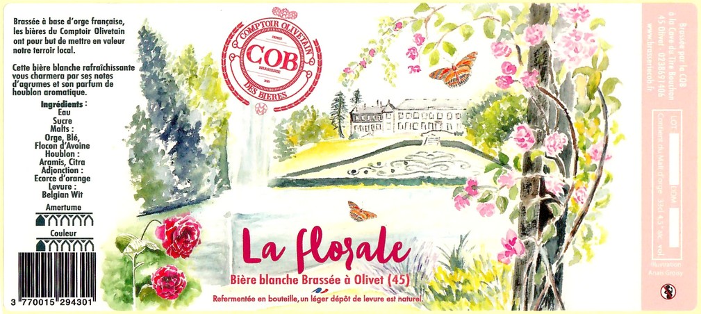 Etiquette BRASSERIE COB 37