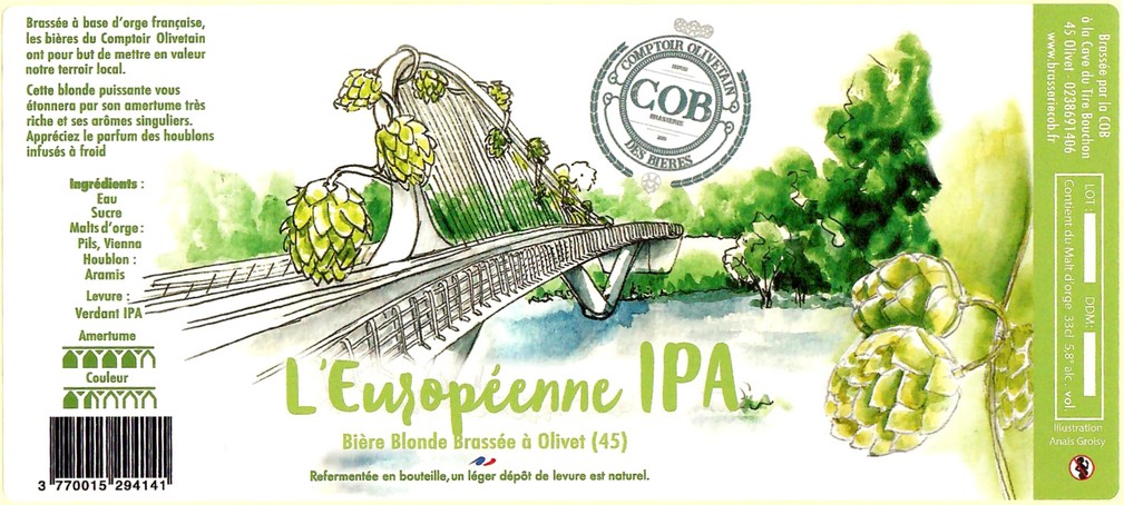 Etiquette BRASSERIE COB 38