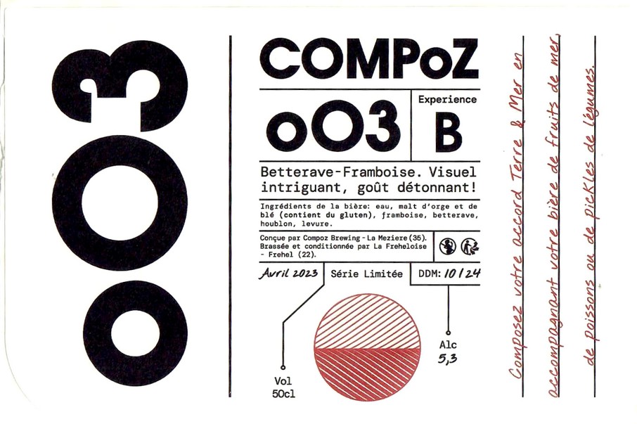 Etiquette BRASSERIE COMPOZ BREWING 03