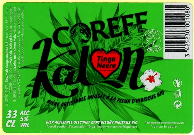 etiquette BRASSERIE COREFF 151