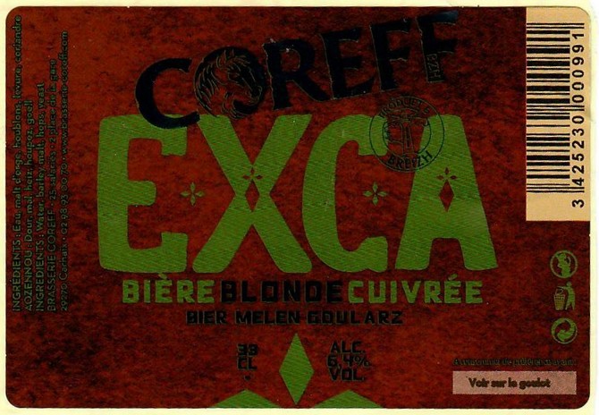 etiquette BRASSERIE COREFF 152