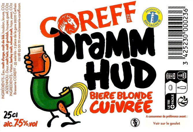 Etiquette BRASSERIE COREFF 164