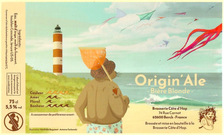 Etiquette BRASSERIE COTE D'HOP 04