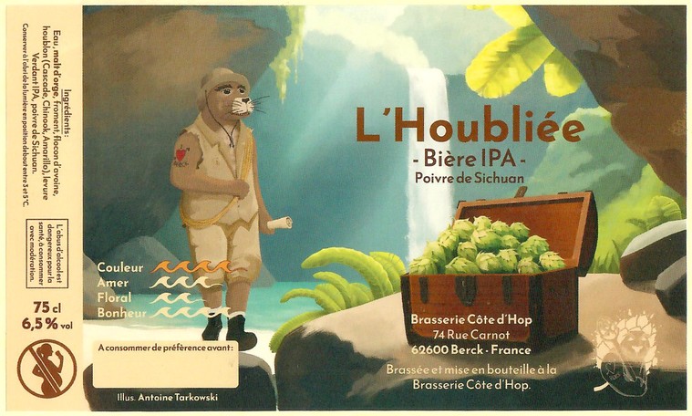 Etiquette BRASSERIE COTE D'HOP 10