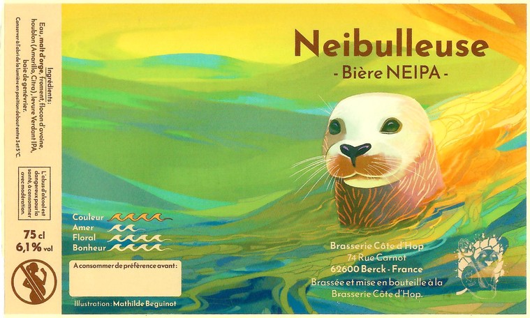 Etiquette BRASSERIE COTE D'HOP 11