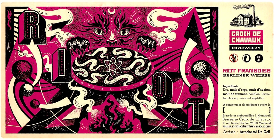 Etiquette BRASSERIE CROIX DE CHAVAUX 15