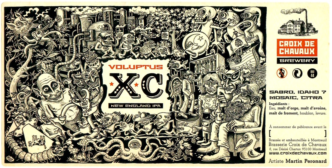 Etiquette BRASSERIE CROIX DE CHAVAUX 16