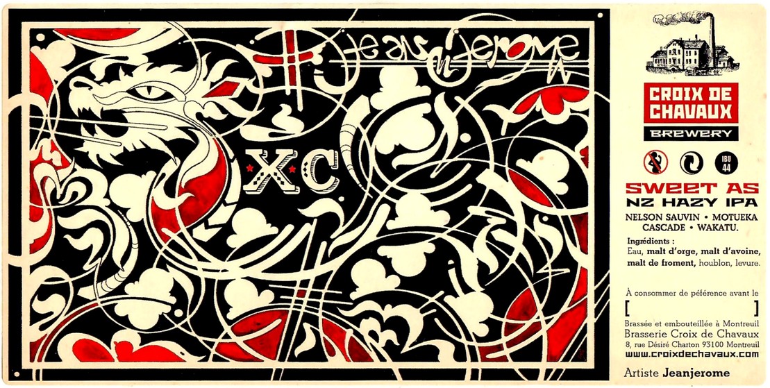 Etiquette BRASSERIE CROIX DE CHAVAUX 17