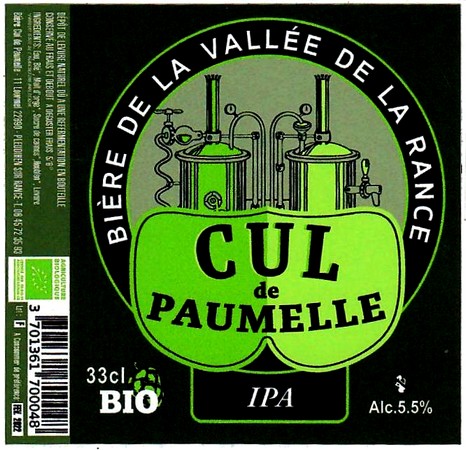 etiquette BRASSERIE CUL DE PAUMELLE 03