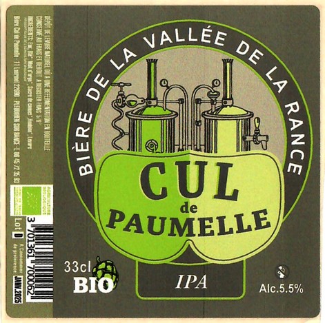 Etiquette BRASSERIE CUL DE PAUMELLE 10