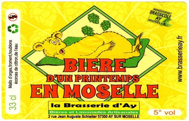 etiquette BRASSERIE D'AY 10