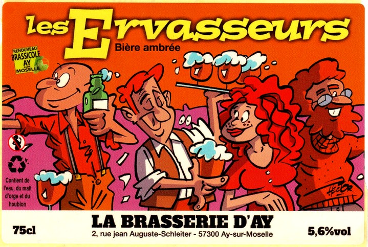 etiquette BRASSERIE D'AY 15