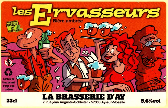 etiquette BRASSERIE D'AY 21