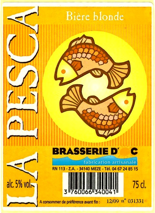 etiquette BRASSERIE D'OC 27
