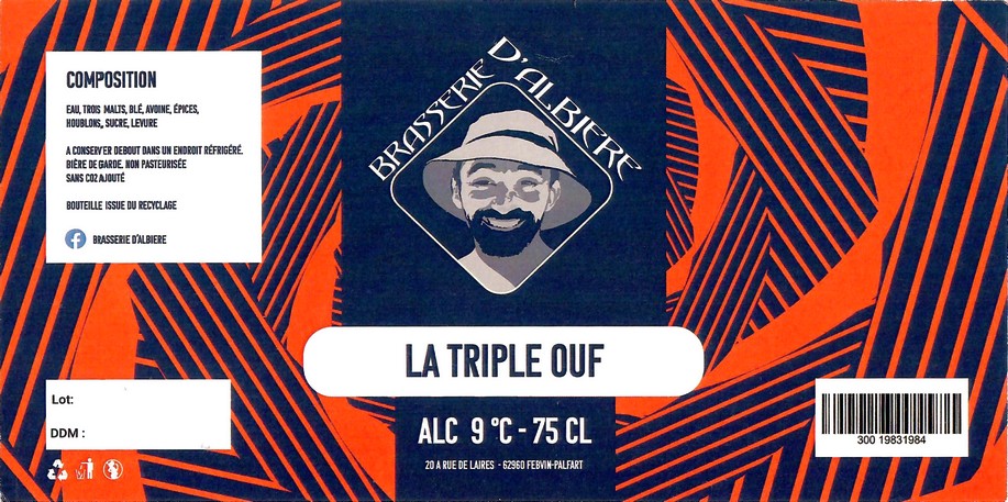 Etiquette BRASSERIE D'ALBIERE 05