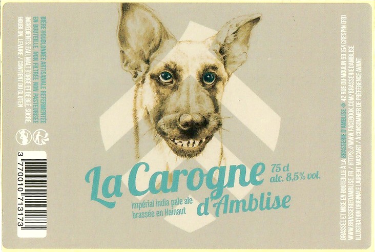 Etiquette BRASSERIE D'AMBLISE 12