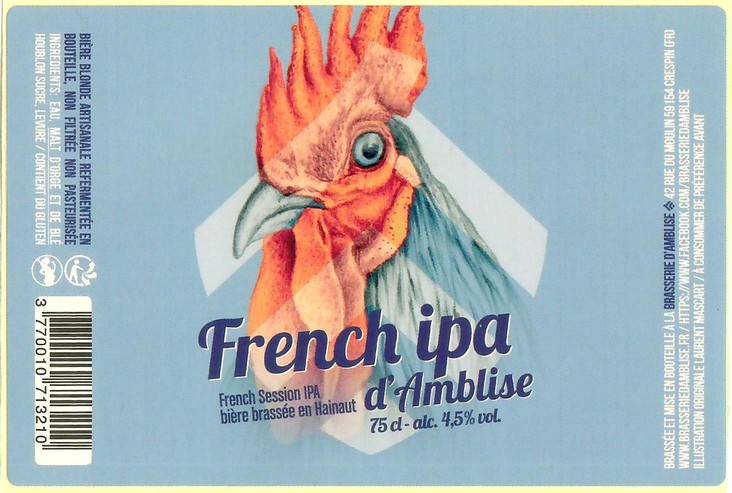 Etiquette BRASSERIE D'AMBLISE 16