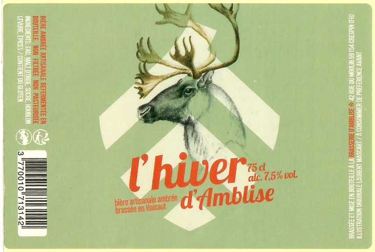 Etiquette BRASSERIE D'AMBLISE 18