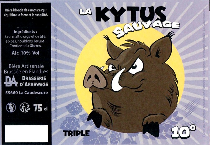 Etiquette BRASSERIE D'ARREWAGE 03