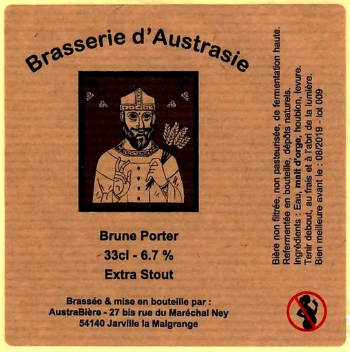 etiquette BRASSERIE D'AUSTRASIE 03
