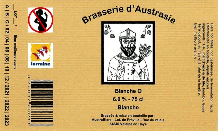 etiquette BRASSERIE D'AUSTRASIE 06