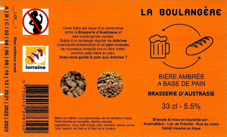 etiquette BRASSERIE D'AUSTRASIE 12