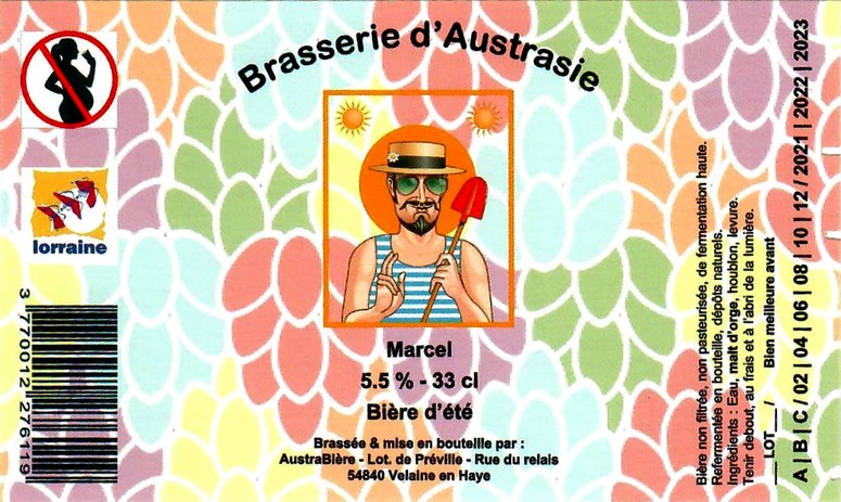 etiquette BRASSERIE D'AUSTRASIE 13