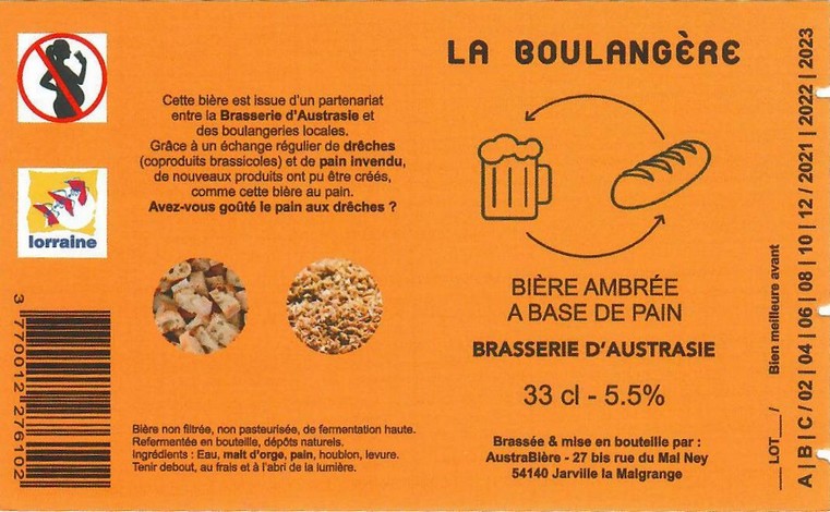 Etiquette BRASSERIE D'AUSTRASIE 17