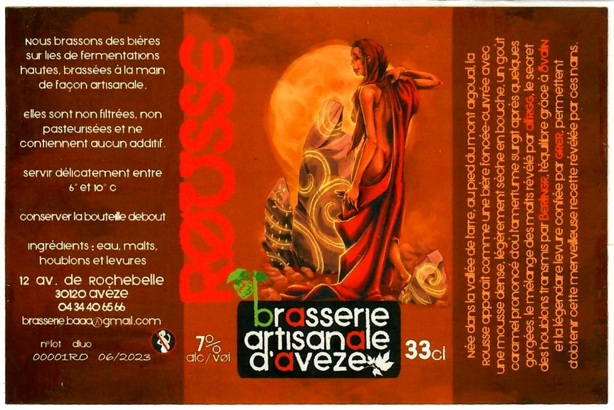 etiquette BRASSERIE D'AVEZE 02