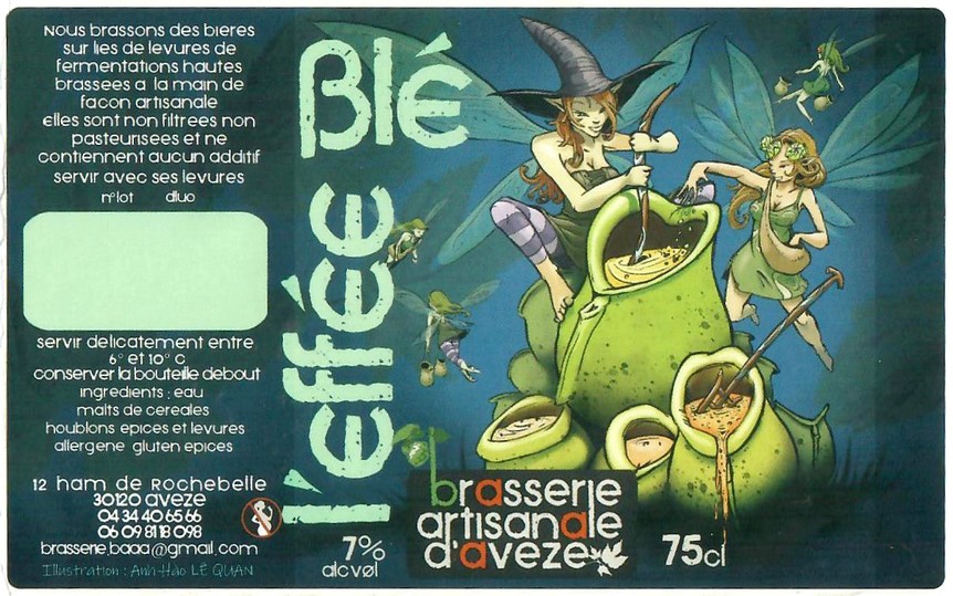 Etiquette BRASSERIE D'AVEZE 09