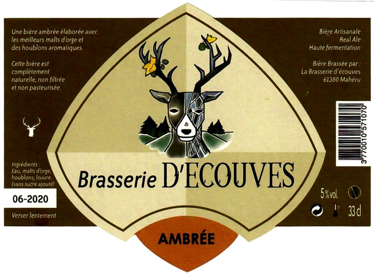 etiquette BRASSERIE D'ECOUVES 01