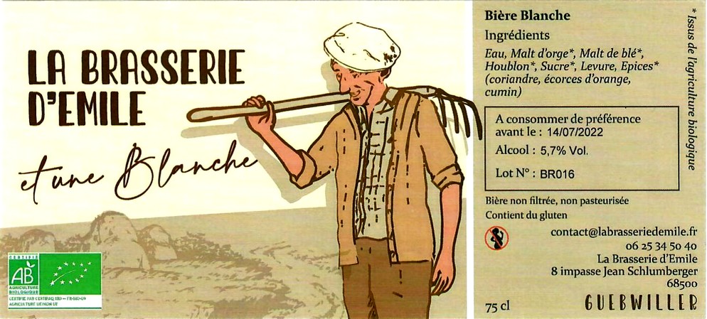 etiquette BRASSERIE D'EMILE 02