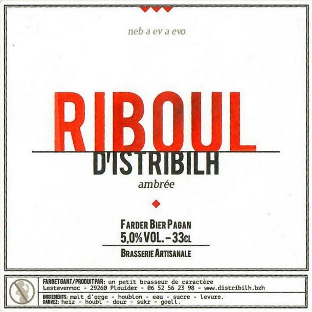 Etiquette BRASSERIE D'ISTRIBILH 05