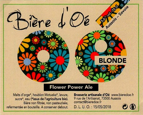 Etiquette BRASSERIE D'OE 09