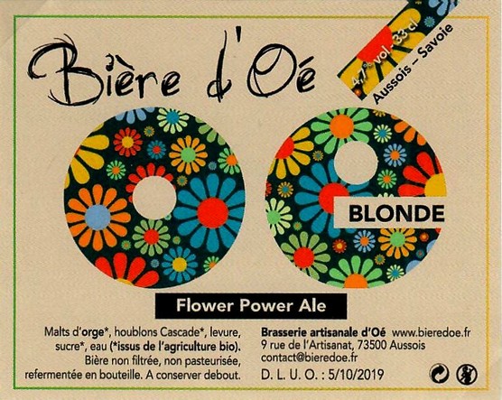 Etiquette BRASSERIE D'OE 16